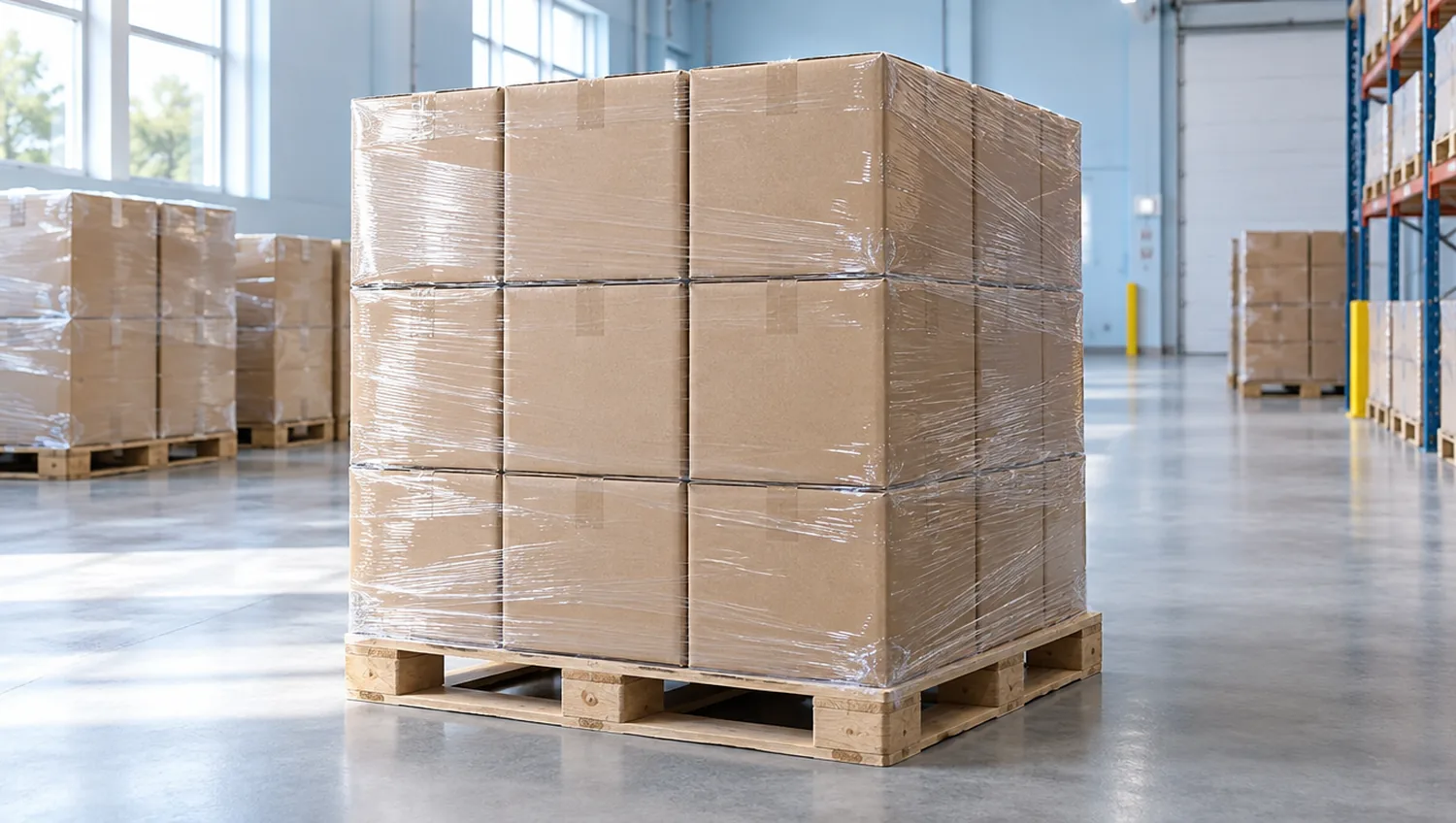 Export cartons ready for shipping