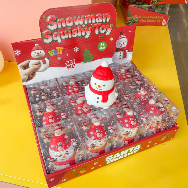 Christmas Snowman Building Block Squishy