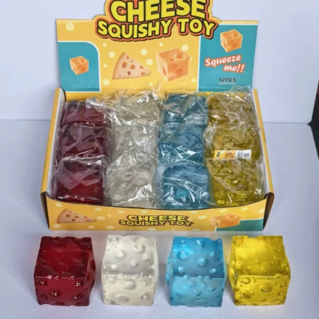 5.0cm Colorful Coconut Oil Cheese Squishy