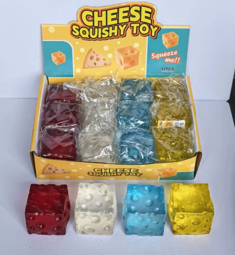 5.0cm Colorful Coconut Oil Cheese Squishy