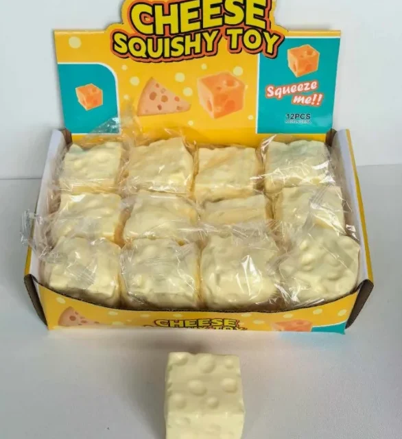 5cm Coconut Oil Cheese Squishy