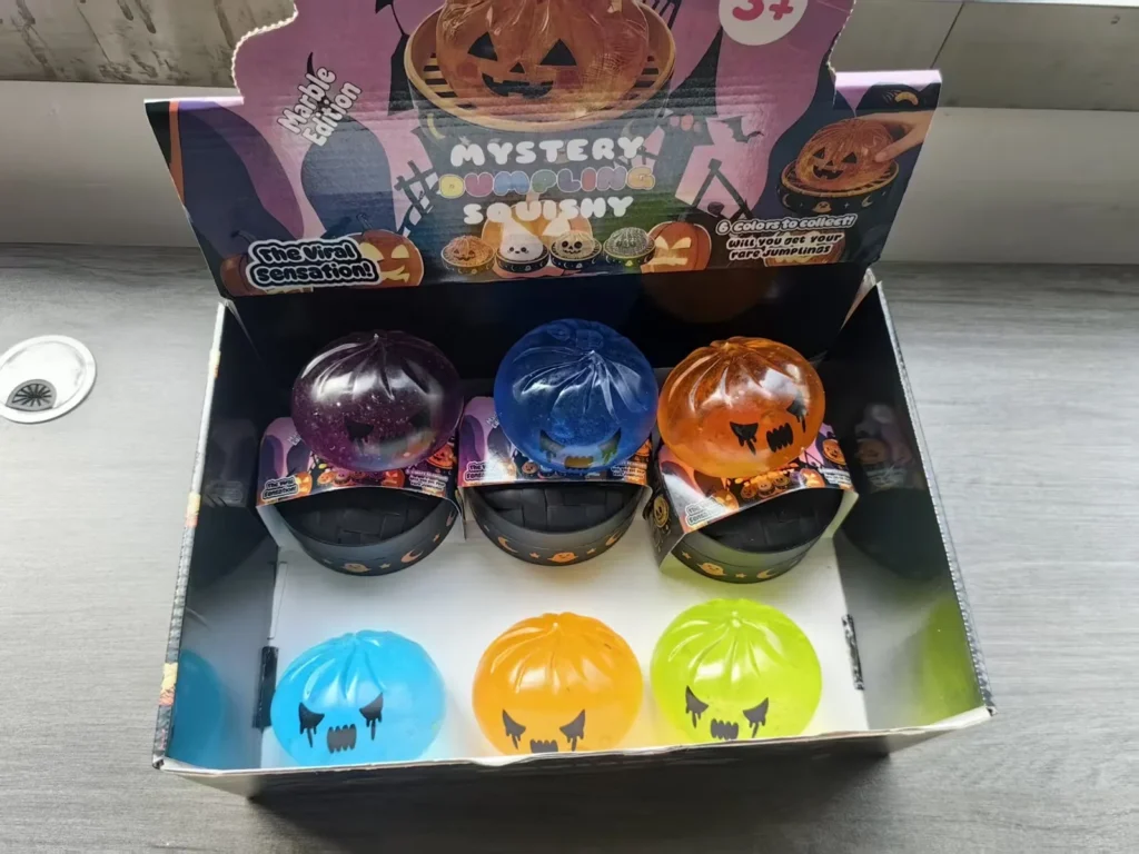 8.5cm Halloween 6-Color Dumpling Squishy
