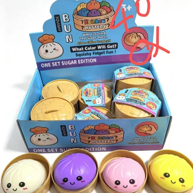8.5cm Mixed Color Flour-Filled Dumplings