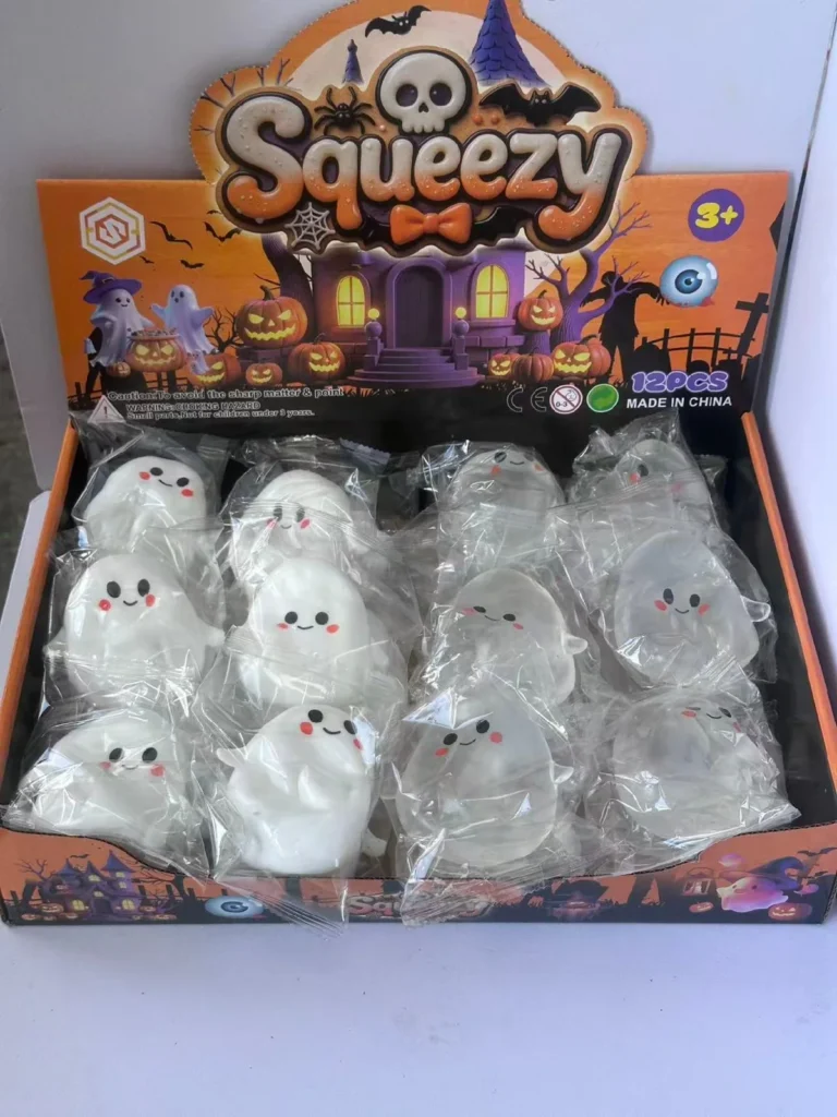Squishy fantasma con aceite de coco
