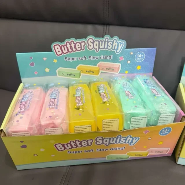 Coconut Oil Three-Color Butter Stick Squishy