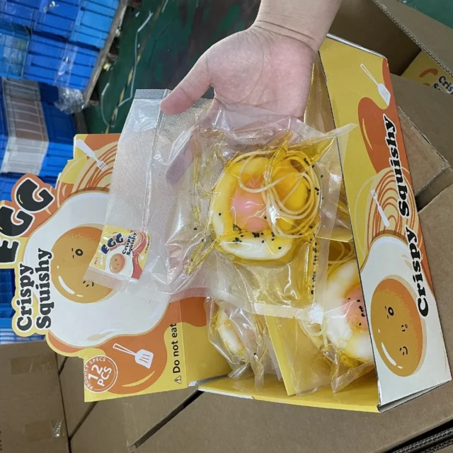 Crispy Crystal Fried Egg Squishy