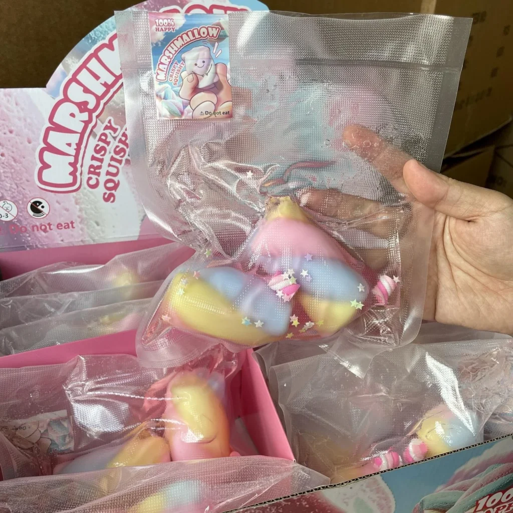 Crispy Crystal Marshmallow Squishy