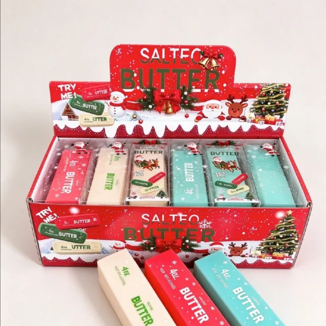 PVC Christmas Butter Stick Building Block